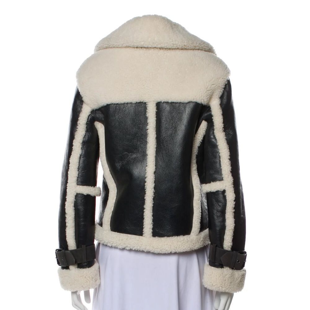 Allsaints shearling jacket - Picture 2 of 10